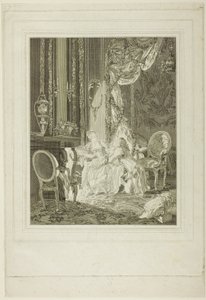 Die Gefahr des privaten Gesprächs von Jean Baptiste Blaise Simonet