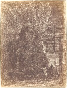 Dante und Virgil (Dante et Virgile) von Jean Baptiste Camille Corot