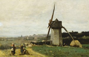 Etretat - eine Windmühle