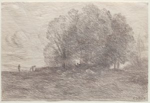 Baumgruppe, 1858