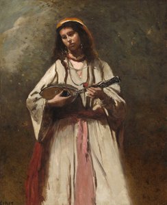 Zigeunerin mit Mandoline
