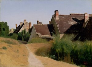 Häuser in der Nähe von Orléans, ca. 1830