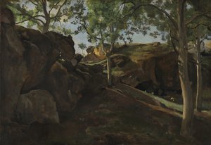 La Châtaigneraie, 1830-40 von Jean Baptiste Camille Corot