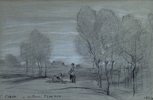 Landschaft, 1864 von Jean Baptiste Camille Corot