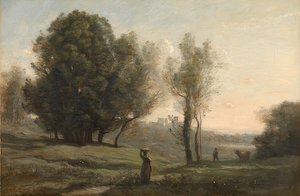 Landschaft von Jean Baptiste Camille Corot