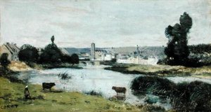 Les Chateaux von Jean Baptiste Camille Corot