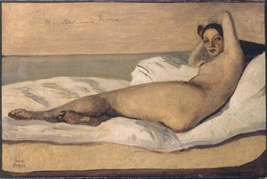 Marietta Die römische Odaliske von Jean Baptiste Camille Corot