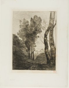 Vororte von Rom von Jean Baptiste Camille Corot