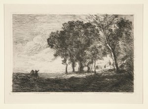 Landschaft von Jean Baptiste Camille Corot