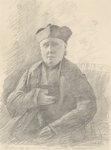 Porträt des Abbé Jouveau von Jean Baptiste Camille Corot