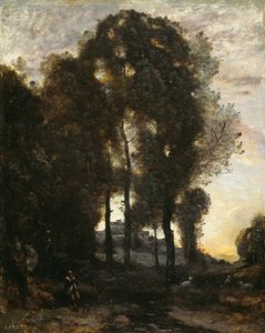 Erinnerung an Italien, 1855-1860 von Jean Baptiste Camille Corot