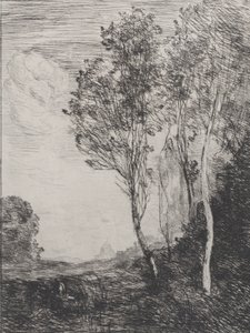 Erinnerung an Italien, 1866 von Jean Baptiste Camille Corot