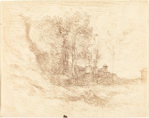 Erinnerung an Ostia von Jean Baptiste Camille Corot