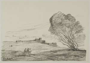 Das isolierte Fort von Jean Baptiste Camille Corot