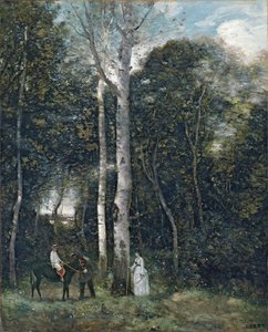 Der Parc des Lions in Port-Marly von Jean Baptiste Camille Corot