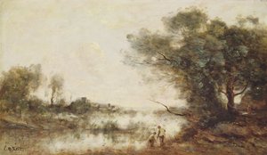 Der Teich von Jean Baptiste Camille Corot