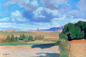 Die römische Campagna mit dem Claudianischen Aquädukt, ca. 1826