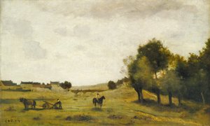 Ansicht in der Nähe von Epernon, 1850-1860
