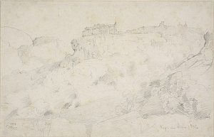 Ansicht von Nepi von Jean Baptiste Camille Corot
