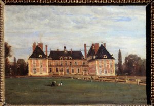 Ansicht des Schlosses von Marie Caroline, Herzogin von Berry in Rosny