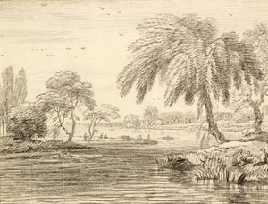 Landschaft von Jean Baptiste Claude Chatelain