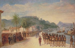 Einschiffung in Praia Grande