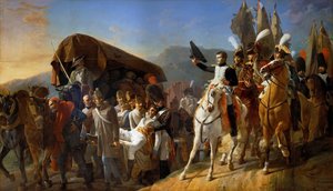 Napoleon würdigt den Mut der Verwundeten von Jean Baptiste Debret