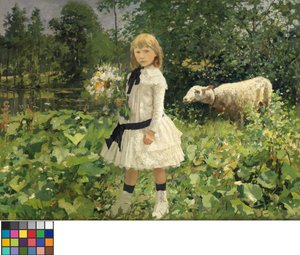 Porträt von Miss Strobbe von Jean Baptiste Degreef