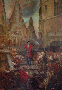Der Chevalier Roze auf der Montee d