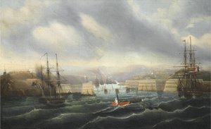 Die Belagerung von Sewastopol, ca. 1856-1857 von Jean Baptiste Durand Brager