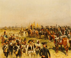 Napoleon kommandiert eine Ansicht der Gefangenen, 1883