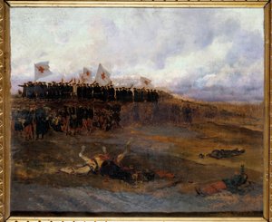 Belagerung von Paris 1870: „Die Brüder der Schulen der christlichen Lehre ziehen in die Schlacht“ von Jean Baptiste Edouard Detaille