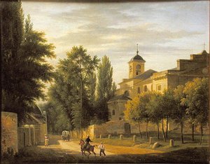 Ansicht der Kirche von Ville d