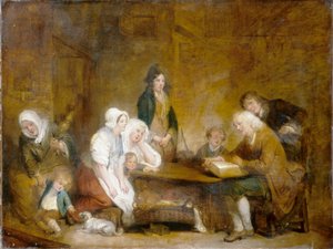 Familienandacht von Jean Baptiste Greuze