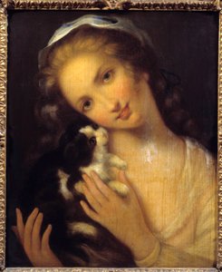 Die Einfachheit Ein junges Mädchen und ihr Kiton von Jean Baptiste Greuze (1725-1805) 1759 von Jean Baptiste Greuze
