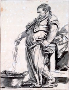 Der Metzger, ca. 1745-1805 von Jean Baptiste Greuze