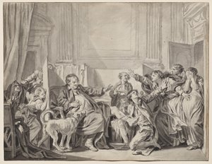 Die schuldige und reumütige Tochter von Jean Baptiste Greuze