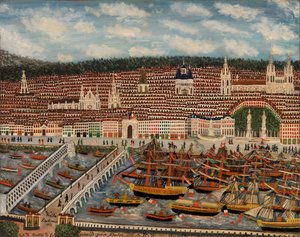 Ansicht von Bordeaux, 1884 von Jean Baptiste Guiraud