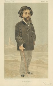 M Alphonse Daudet von Jean Baptiste Guth