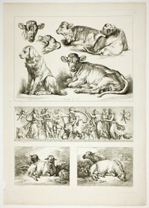 Tafel 20 von 38 aus Oeuvres de J. B. Huet von Jean Baptiste Huet
