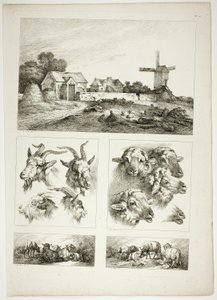 Tafel 28 von 38 aus Oeuvres de J. B. Huet von Jean Baptiste Huet
