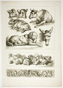 Tafel Zwanzig von 38 aus Oeuvres de J. B. Huet von Jean Baptiste Huet