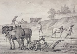 Felder pflügen