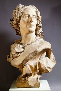 Noel Nicolas Coypel, von Jean Baptiste Lemoyne, Terrakotta-Büste von Jean Baptiste II Lemoyne