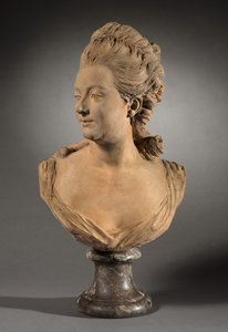 Porträt von Melle de Vandeul, möglicherweise 1760 von Jean Baptiste II Lemoyne