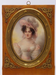 Mrs. Rufus Prime Augusta Temple Palmer, 1807-1840, 1828 von Jean Baptiste Isabey