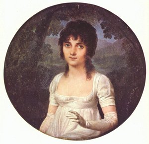 Porträt von Christine Boyer von Jean Baptiste Isabey