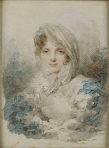 Porträt von Ekaterina Pavlovna Bagration 1783-1857, geb. Skavronska von Jean Baptiste Isabey