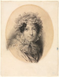 Porträt einer Dame von Jean Baptiste Isabey