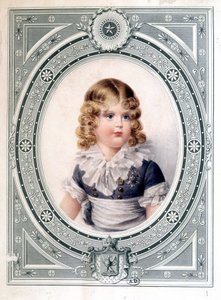 Porträt des Königs von Rom (Napoleon II.), Sohn von Kaiser Napoleon I. (1769-1821) - von Isabey, frühes 19. Jahrhundert